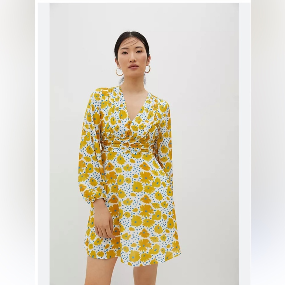 Vera for Anthropologie Buttercup Mini Dress